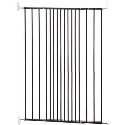 Abbildung von Bettacare Extra Tall Schraubmontierte Pet Safety Gate, 62.5cm 106.8cm, Schwarz, 103.5cm hoch, Hundetreppe, Sicherheitsbarriere für Welpen