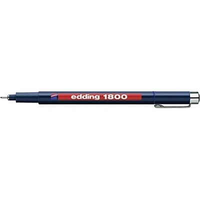 Abbildung von edding Faserzeichner 1800 profipen 0.1 ca. 0,25mm blau