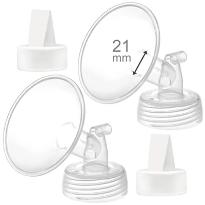 Abbildung von Maymom Flansch Und Entenschnabelventil Kompatibel Mit Spektren S1 S2 9 Plus Nicht Original Pumpenteile (21mm Flanges)