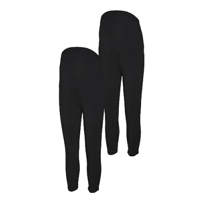 Abbildung von MAMALICIOUS Damen Mlemma 3/4 Jrs Legging 2 p E. A., Schwarz, L