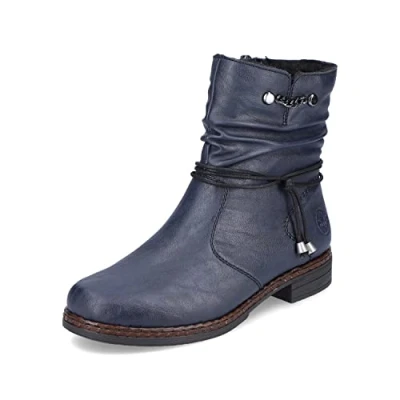 Abbildung von Rieker Winterstiefelette mit gerafftem Schaft