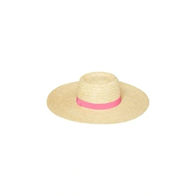 Abbildung von Pieces Damen Pcbie Straw Hat Sww Hut, Nature/Detail:Morning Glory, Einheitsgröße EU