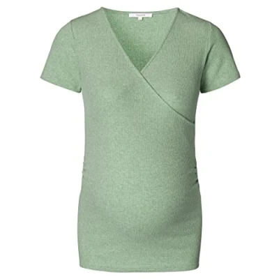 Abbildung von Noppies Damen Tee Anlo Nursing Short Sleeve T Shirt, Lily Pad P966, 34 EU