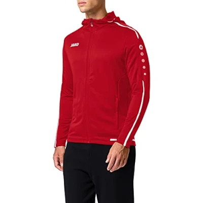 Abbildung von JAKO Herren Trainingsanzug Polyester Striker 2.0 mit Kapuze, chili rot/weiß, 4XL, M9419