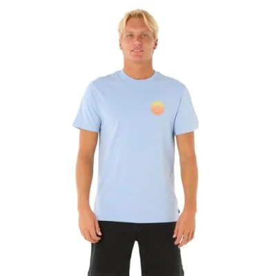 Abbildung von Rip Curl Herren Wettie Passage Icon T Shirt, Eisblau 251, L
