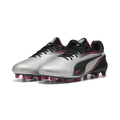 Abbildung von Puma KING Ultimate Fußballschuh Nocken, Damen, Größe: 40.5, Ilver/black/sun struck/white Schuhe