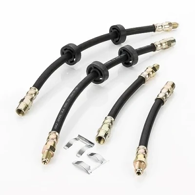 Abbildung von LST 4x Bremsschlauch Set vorne hinten + Halteklammer I f II