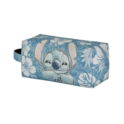 Abbildung von Lilo und Stitch Aloha Brick Plus Reise Kosmetiktasche, Blau, 25 x 12 cm