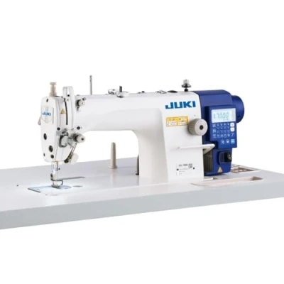 Abbildung von JUKI DDL 7000A Industrienähmaschine Nähmaschine Fadenabschneider Vollautomatik Industrie Industrielle KOMPLETT (mit Tisch &amp; Gestell)