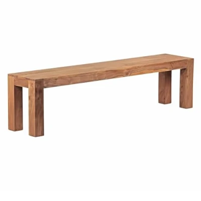 Abbildung von Akazie Massivholz Esszimmer Sitzbank Bank 180 x 35 cm