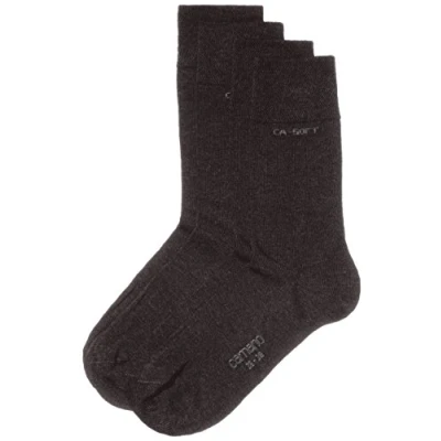 Abbildung von Camano Unisex Erwachsene Socke 2 er Pack, 3512, Gr. 43 46, Grau (08 anthracite)