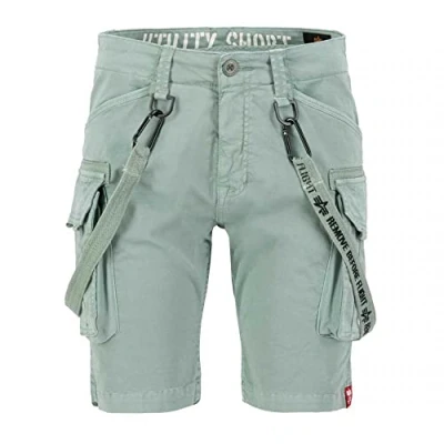 Abbildung von Alpha Industries Utility Shorts, Herren, Größe: 32, Dusty green