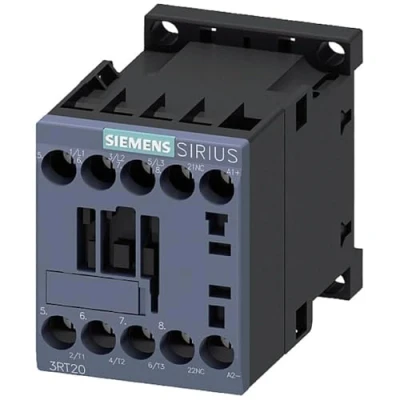 Abbildung von Siemens 3RT20171BB42, Schütz, Schwarz, IP20, 45 mm, 73 58 mm