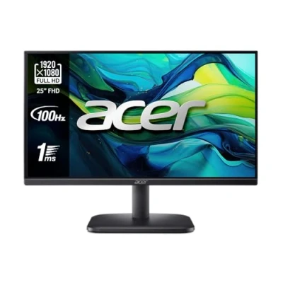Abbildung von Acer Monitor EK1, EK251QE, Schwarz, 24,5 Zoll, Full HD, IPS, 100 Hz, 1 ms LED