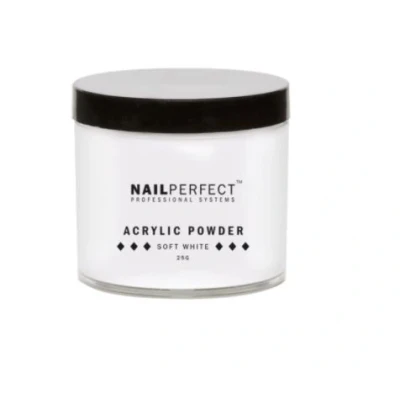 Abbildung von NailPerfect Puder Acrylic Powder Soft White