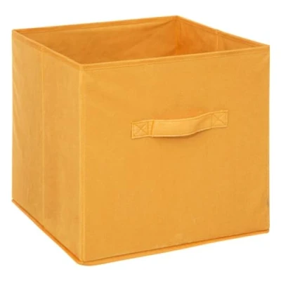 Abbildung von 5 five simply smart Korb velours 31x31cm mix n modul gelb 31 x cm