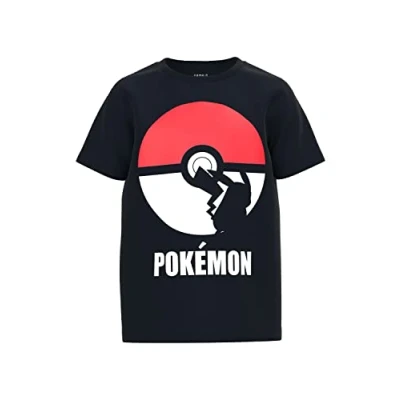 Abbildung von Name it Nkmnabel Pokemon Tshirt print für Kinder, Größe: 122/128, Black