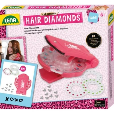 Abbildung von Lena 42709 Hair Diamonds, Faltschachtel, Mehrfarbig