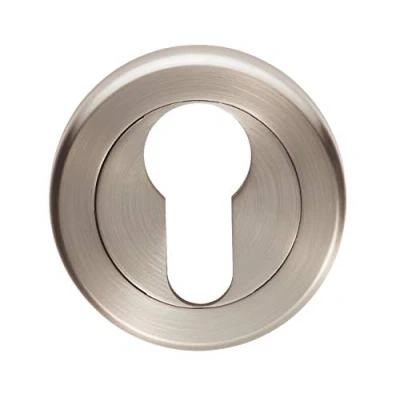 Abbildung von Carlisle Brass SZR001SN Serozzetta Rosette aus satiniertem Nickel, Euro Profil