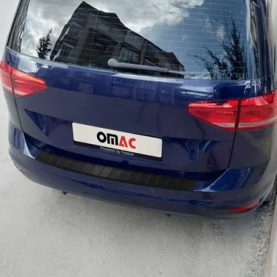 Abbildung von OMAC 7558093CF1 Ladekantenschutz carbon Edelstahl VOLKSWAGEN: Touran II