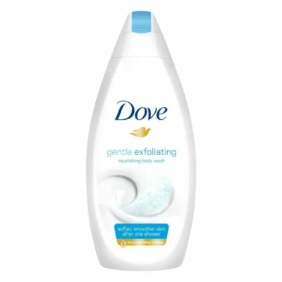 Abbildung von Dove Duschgel Women Gentle Scrub pflegt die Oberflächenschichten der Haut 500 ml