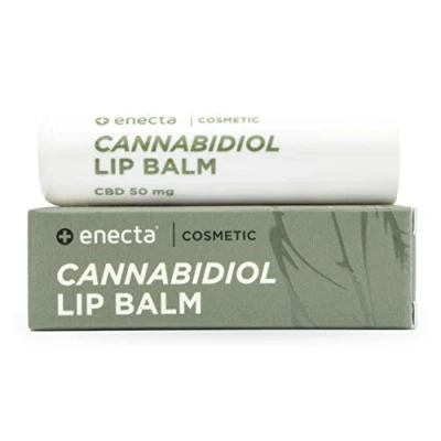 Abbildung von Enecta Lippenbalsam mit Hanf Extrakt 50 mg. Schützend, hypoallergen, dermatologisch getestet. Natürlich geschützte Lippen.