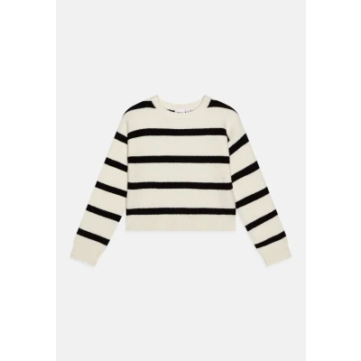 Abbildung von Name it Nkfnilla Strickpullover für Kinder, Größe: 116, Jet stream/black
