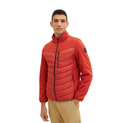 Abbildung von TOM Tailor Hybrid Übergangsjacke, Herren, Größe: XXL, Rooibos orange