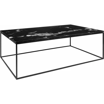 Abbildung von TemaHome Couchtisch &quot;Gleam&quot;, aus Marmor, wahlweise mit Gestell Chrom oder schwarzem Metall