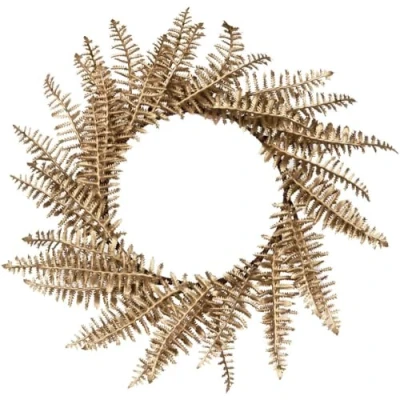 Abbildung von Ginger Ray Gold Fern Wreath Christmas Tischsets, Tischdekoration, 4 Stück, L
