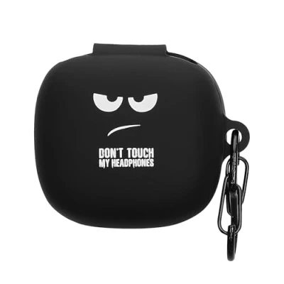 Abbildung von kwmobile Hülle kompatibel mit JBL Live Pro 2 TWS Silikon Kopfhörer Schutzhülle Case Cover Weiß Schwarz
