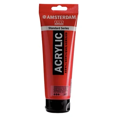 Abbildung von Unbekannt Amsterdam Standard Acrylic Paint 250ml Transparent Red Medium
