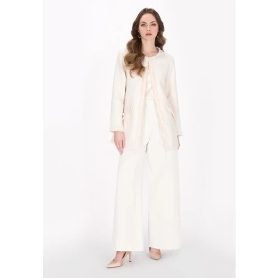 Abbildung von Dreimaster Kurzmantel, Damen, Größe: 42, Offwhite