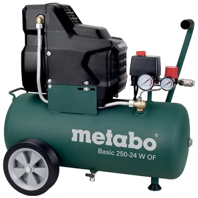 Abbildung von metabo Kompressor Basic 250 24 W OF, 1500 W, max. 8 bar, l, Ölfrei