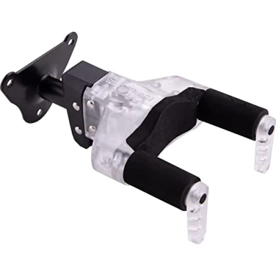 Abbildung von Hercules Gitarrenwandhalter, PLEXI AGS Plus, kurz, Metallsockel, 20Y Edition