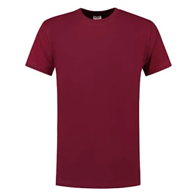 Abbildung von Tricorp 101002 Casual T Shirt, 100% Gekämmte Baumwolle, 190g/m², Wein, Größe 4XL