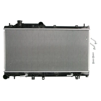 Abbildung von THERMOTEC D77007TT Kühler, Motorkühlung für Fahrzeuge mit/ohne Klimaanlage 695 340 16 Schalt /optional Automatikgetriebe Kühlrippen gelötet