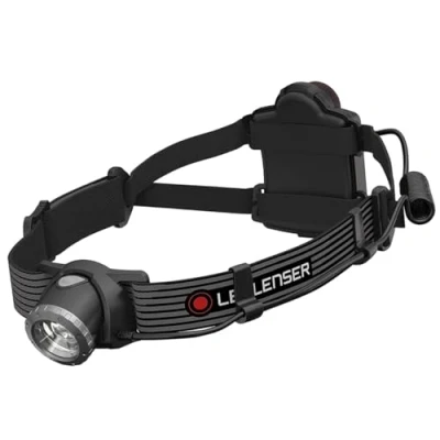 Abbildung von Ledlenser H7 SE Stirnlampe LED, Allround Kopflampe, 300 Lumen, 160 Meter Leuchtweite, 30 Stunden Leuchtdauer, fokussierbar, mit Rücklicht, inkl. Batterien &amp; USB Kabel