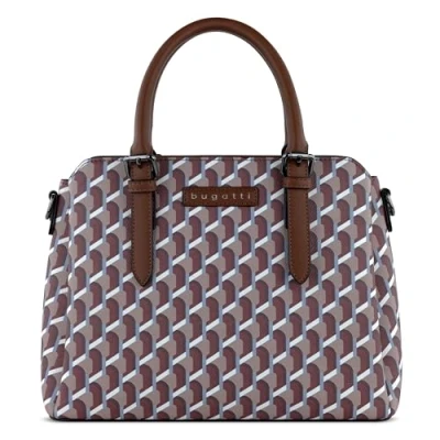 Abbildung von bugatti Ella Handtasche für Damen, Bowling Bag mittelgroß aus Kunstleder, oyard