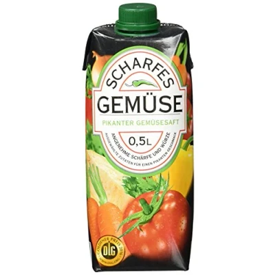 Abbildung von Scharfe Säfte Gemüse, 12er Pack (12 x 500 ml)