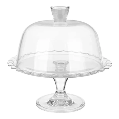 Abbildung von Pasabahce Gläser Set Petite Patisserie Fußed Servierplatte mit Glasglocke