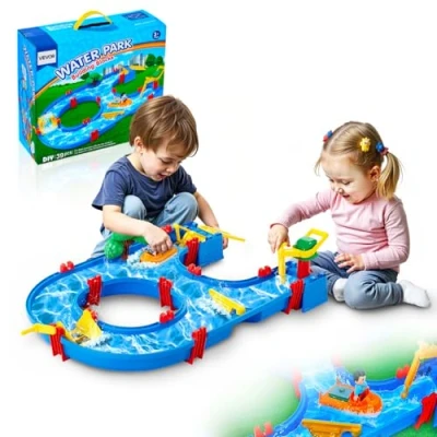 Abbildung von VEVOR Spieltisch 39 teilig Sandtisch Wassertisch Wasserspieltisch ab 3 Jahren