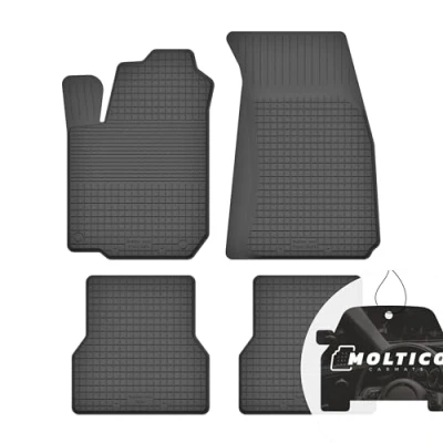 Abbildung von Gummimatten mit Rand Auto Fußmatten Gummi Automatten Passgenau 4 teilig Set passend für Renault Clio III 2005 2012