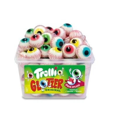 Abbildung von Trolli Dosen Diverse Sets 1er 2er 3er 4er Set Büro Party Mischpaket Grosspackung 1x Glotzer &amp; 1xHLKauf Block