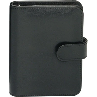 Abbildung von BIND Ringbuchkalender 1 Systemplaner Lederimitat Manager Planer A6 ohne Kalender schwarz
