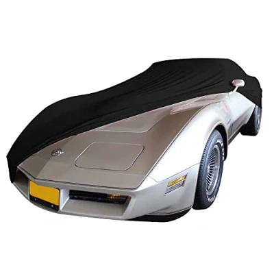 Abbildung von Star Cover Indoor Autoabdeckung kompatibel mit Corvette C3 SUPER Soft Stretch