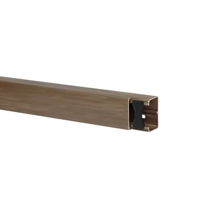 Abbildung von 10m KOMIB Kabelkanal/Kabelkanäle/Kabelführung Verschiedene Größen und Farben Schraubbar 5 x 2m Stangen (Braun Holz Design, 60 40 mm)