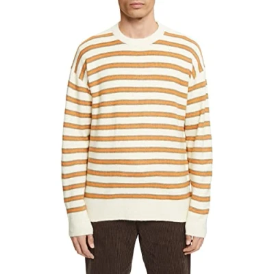 Abbildung von Esprit MIT Streifen Strickpullover, Herren, Größe: Large, Ice
