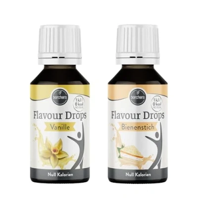 Abbildung von borchers Flavour Drops Vanille &amp; Bienenstich 0 Kalorien Zum Kochen und Backen 2x 30ml