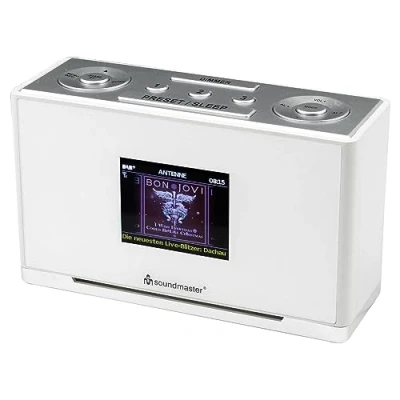 Abbildung von Soundmaster UR240WE DAB+ UKW Radiowecker Farbdisplay Dualalarm Wecken per Radio